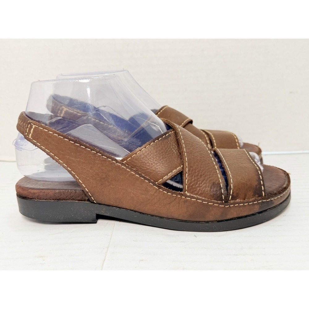 Vintage Timberland 95098 Brown Leather Slingback Sandals Women's US 6.5